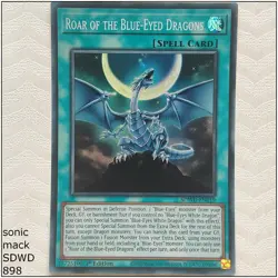 Roar of the Blue-Eyed Dragons - SDWD-EN019 - Super Rare 1st Edition Yugioh - Image 1