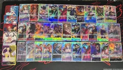 One Piece TCG SR & L Lot Of 37 Japanese NM - Image 1