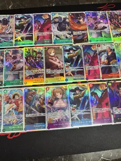 One Piece TCG SR & L Lot Of 37 Japanese NM - Image 2