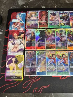 One Piece TCG SR & L Lot Of 37 Japanese NM - Image 4