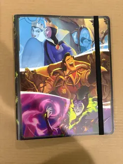 Disney Lorcana Villians 9 Pocket Binder Portfolio Costco Promo Holds 252 Cards - Image 1