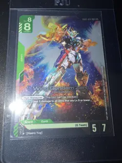 Gundam Card Game Wing Gundam Zero Holofoil GD01-024 near mint - Image 2
