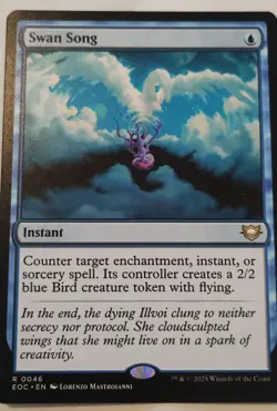 Regular MTG Swan Song Edge of Eternities Instant Card, Amazing Condition - Image 1