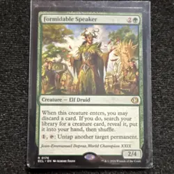 Formidable Speaker ECL Rare Green 0176 Creature Regular English Card Stock Magic - Image 1