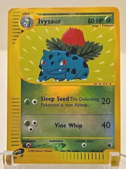 Pokemon TCG Ivysaur Expedition Base Set Reverse Holo Uncommon Card 82/165 - Image 1