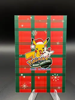 Poncho Pikachu Ho-Oh Pink Holo Pokemon 2024 Card Database Merry Christmas Peru - Image 2