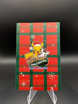 Poncho Pikachu Ho-Oh Pink Holo Pokemon 2024 Card Database Merry Christmas Peru - Image 5