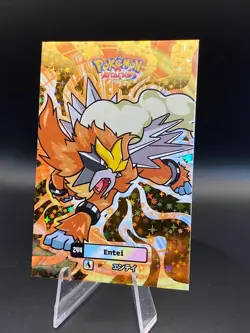 Pokemon Entei 2025 Card Database Attacks 2 Gold Star Holo Peru - Image 3