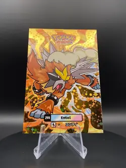Pokemon Entei 2025 Card Database Attacks 2 Gold Star Holo Peru - Image 4