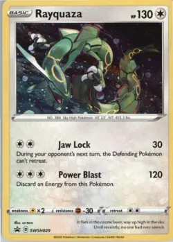 Rayquaza - Promo - SWSH: Sword & Shield Promo Cards - NM - Holofoil MTG x1 - Image 1