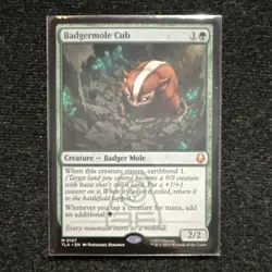 Badgermole Cub Avatar The Last Airbender Creature Magic Regular Wizards - Image 1