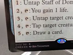 Staff of Domination Commander Legends Foil - Image 2