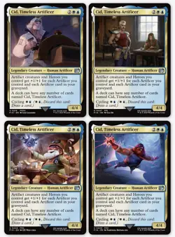 Cid, Timeless Artificer MTG Final Fantasy Regular - COMPLETE SET (216, 407-420) - Image 1