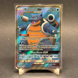 2019 Pokemon TCG Blastoise GX Black Star Promo SM189 | LP - Image 1