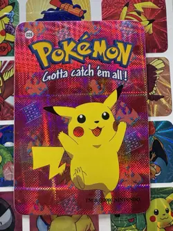 Pokemon Pikachu Holo Vintage Pocket Monsters Vending Prism Sticker Nintendo 2000 - Image 1