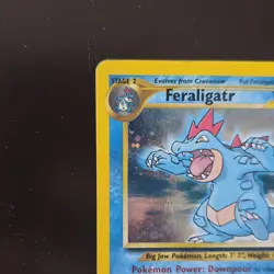 Pokemon Feraligatr Neo Genesis 5/111 120 HP Holo Rare Water Card 2000 - Image 2