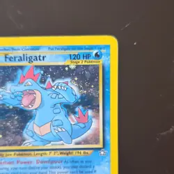 Pokemon Feraligatr Neo Genesis 5/111 120 HP Holo Rare Water Card 2000 - Image 3