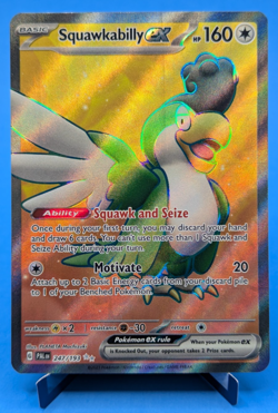 Squawkabilly ex 247/193 Pokemon TCG 2023 Secret Rare Holo Paldea Evolved NM - Image 1