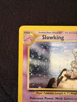 Slowking 14/111 Neo Genesis Holo Rare Ken Sugimori 2000 Pokemon TCG Card - Image 3