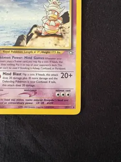 Slowking 14/111 Neo Genesis Holo Rare Ken Sugimori 2000 Pokemon TCG Card - Image 5