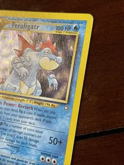 Pokemon Neo Genesis Feraligatr 4/111 Holo Rare LP - Image 4