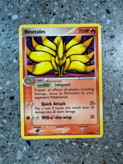 Pokemon TCG Cards Ninetales 19/108 Power Keepers Rare NM - Image 1