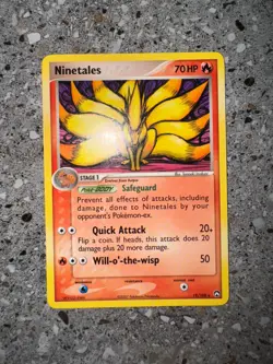 Pokemon TCG Cards Ninetales 19/108 Power Keepers Rare NM - Image 3