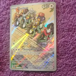 Pokemon Cyclizar 215/182 SV04: Paradox Rift Illustration Rare Holo 120 HP 2023 - Image 2