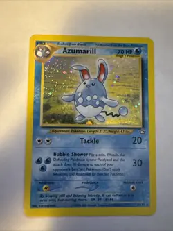 Pokemon Azumarill Neo Genesis Holo Rare - Image 1