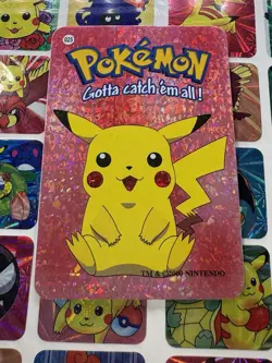 Pokemon Pikachu Holo Vintage Pocket Monsters Vending Prism Sticker Nintendo 2000 - Image 1
