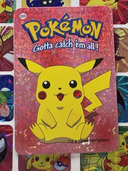 Pokemon Pikachu Holo Vintage Pocket Monsters Vending Prism Sticker Nintendo 2000 - Image 2