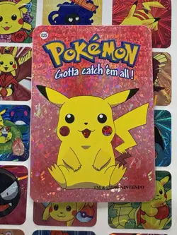Pokemon Pikachu Holo Vintage Pocket Monsters Vending Prism Sticker Nintendo 2000 - Image 3