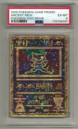 ANCIENT MEW - 2000 Pokemon Game Promo - Pokemon 2000 Movie #1 - Graded 6 (2495a) - Image 1