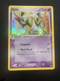 2005 Pokemon EX Emerald Kirlia Reverse Holo #33/106 - Image 1