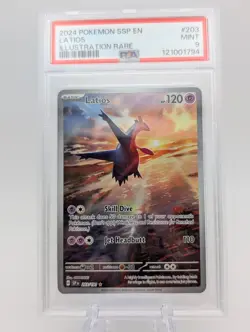2024 Pokemon SV Surging Sparks - SSP EN #203/191 Latios PSA 9 - Image 1