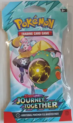 Pokemon Scarlet & Violet Journey Together Sleeved Booster Pack, new! - Image 1
