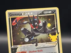 Pokemon TCG Sword & Shield Celebrations Greninja Gold Star SWSH144 Promo Holo - Image 2