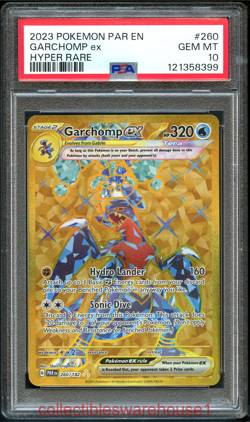 Pokemon Paradox Rift Garchomp ex 260 PSA 10 - Image 1