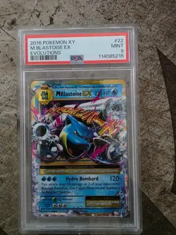 M Blastoise EX #22/108 - 2016 Pokemon XY Evolutions - PSA 9 - Image 1