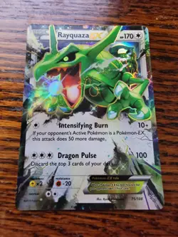 Pokemon - Rayquaza-EX - 75/108 - Holo Rare EX - XY - Roaring Skies - LP! - Image 1