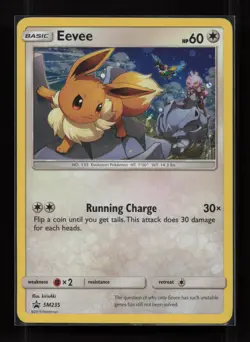 Eevee SM235 Promo SM Black Star Promos Pokemon Near Mint - Image 1