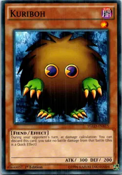 Kuriboh (B) YGLD-ENB15 Yugioh 1st Edition Lightly played - Image 1
