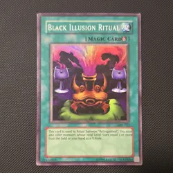 Yu-Gi-Oh! Black Illusion Ritual MRL-051 Magic Ruler Super Rare Spell Unlimited - Image 1