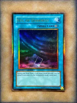 Yugioh Veil of Darkness GLD2-EN043 Gold Rare Limited Edition LP - Image 1
