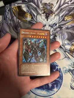 (He) Yugioh Destiny HERO - Plasma CT04-EN003 2007 Limited Edition Secret LP (1) - Image 2