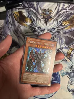 (He) Yugioh Destiny HERO - Plasma CT04-EN003 2007 Limited Edition Secret LP (1) - Image 3