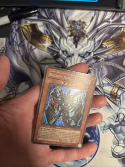 (He) Yugioh Destiny HERO - Plasma CT04-EN003 2007 Limited Edition Secret LP (1) - Image 4
