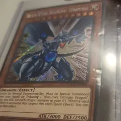 Yu-Gi-Oh! Blue-Eyes Shining Dragon LCKC-EN008 1st Edition Secret Rare - Image 3