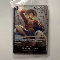 P-075 Monkey.D.Luffy Promo Card TS-02 Tin Set 02 ENGLISH SEALED IN HAND - Image 3