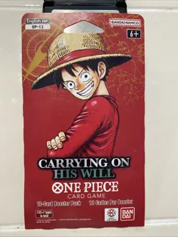 One Piece OP-13 CARRYING ON HIS WILL Sleeved Booster Pack - Heavy - 37.5g 🔥 - Image 3